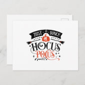 Carte Postale Juste un tas de hocus pocus (Devant / Derrière)