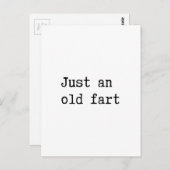 Carte Postale Juste Un Vieux Panier (Devant / Derrière)