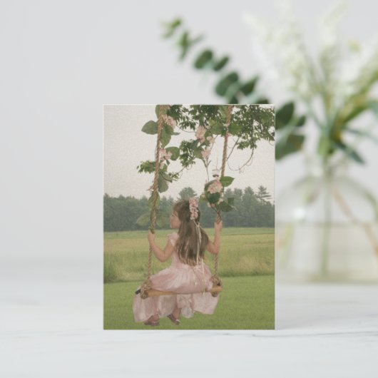 Carte Postale juste une balançoire (Debout devant)