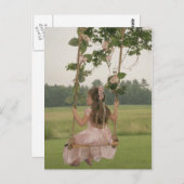 Carte Postale juste une balançoire (Devant / Derrière)