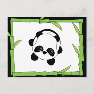 Carte Postale Juste une bouchée de bambou