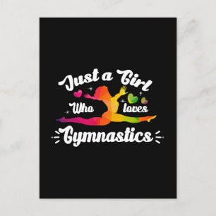 Carte Postale Juste une fille qui aime la gymnastique