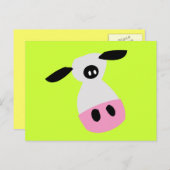 Carte Postale Juste une vache (Devant / Derrière)