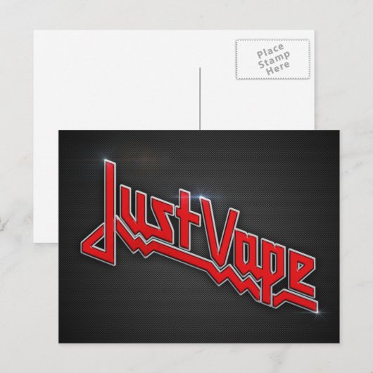 Carte Postale Juste Vape (Devant / Derrière)