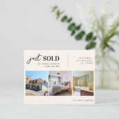 Carte Postale Juste Vendu Immobilier Immobilier Réalisateur Mark (Debout devant)