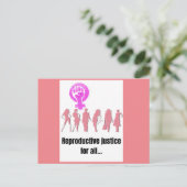 Carte Postale Justice en matière de reproduction pour tous (Debout devant)