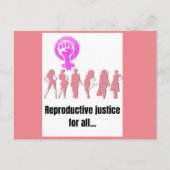 Carte Postale Justice en matière de reproduction pour tous (Devant)