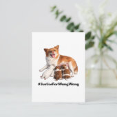 Carte Postale Justice for Wang Wang (Debout devant)