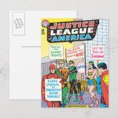 Carte Postale Justice League of America Numéro 28 - Juin (Devant / Derrière)