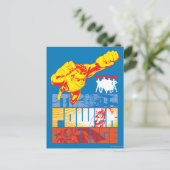 Carte Postale Justice League Strength. Le pouvoir. Courage. Cara (Debout devant)