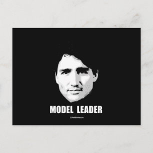 Carte Postale Justin Trudeau - Model Leader -.png