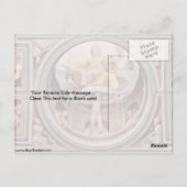 Carte Postale Justitia Par Domenico Beccafumi (Dos)