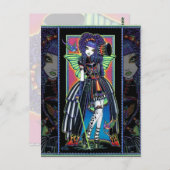 Carte postale Juxtapose Rainbow Fairy Carnival (Devant / Derrière)