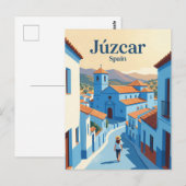 Carte Postale Júzcar Espagne (Devant / Derrière)