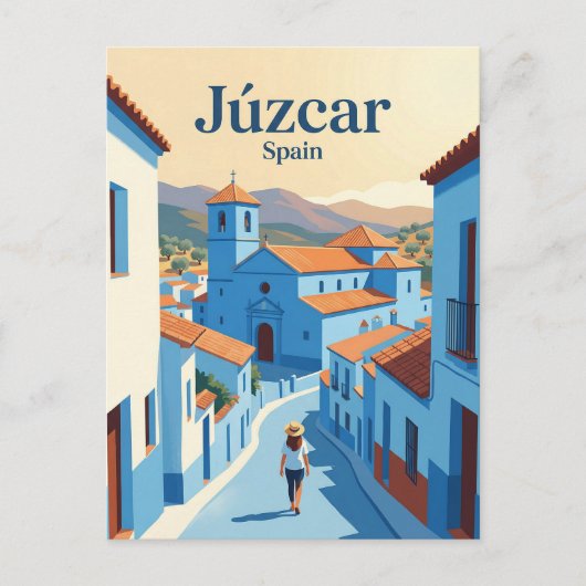Carte Postale Júzcar Spain (Devant)