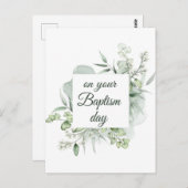 Carte Postale JW Baptism Cadeaux (Devant / Derrière)