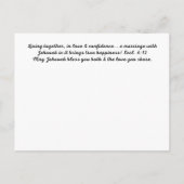 Carte Postale JW Happy Anniversary Card Heart dans les nuages (Dos)