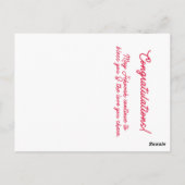 Carte Postale JW Happy Anniversary Card pour les Témoins de Jého (Dos)