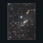 Carte Postale JWST James Webb Télescope Spatial Premières images<br><div class="desc">La prochaine génération de successeurs du télescope spatial Hubble, le télescope spatial James Webb de la NASA, est en poste et produit ses premières images en couleur utilisables du cosmos. Ils sont vraiment extraordinaires. Des milliers de galaxies, dont certaines avec leur lumière infrarouge qui nous atteint depuis le début de...</div>