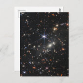 Carte Postale JWST James Webb Télescope Spatial Premières images (Devant / Derrière)