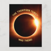 Carte Postale J'Y Étais Total Éclipse Solaire 8 Avril 2024 (Devant)