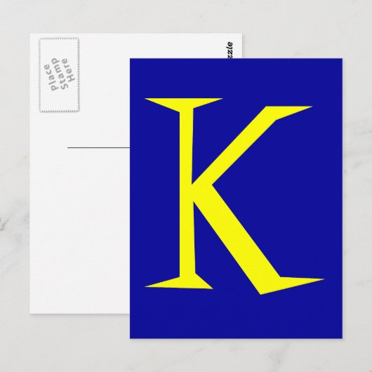 CARTE POSTALE K (Devant / Derrière)