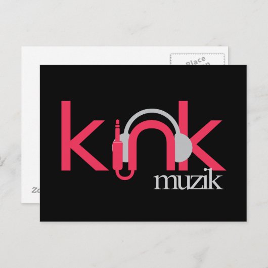 Carte postale K1nkMuzik (Devant / Derrière)