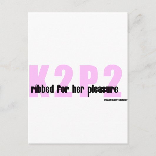 Carte Postale K2P2 Ribbed (Devant)