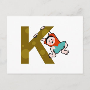 Carte Postale K est pour