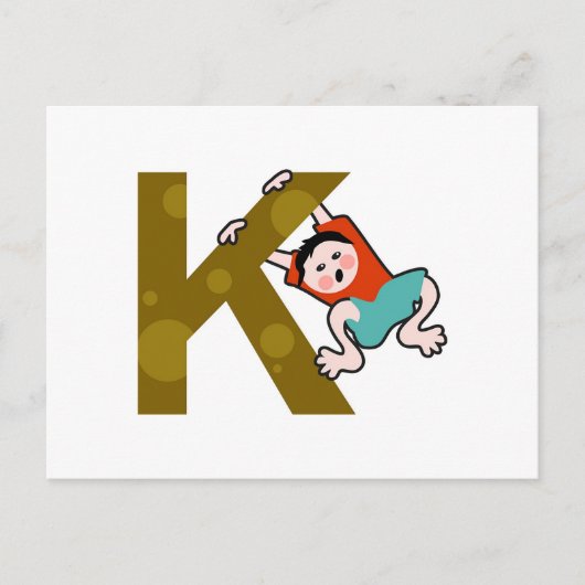 Carte Postale K est pour (Devant)