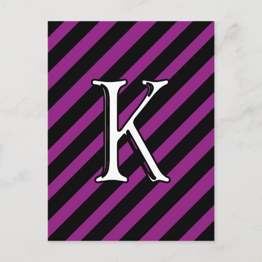 Carte Postale K initial (Devant)
