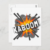 CARTE POSTALE KABOOM ! (Devant / Derrière)
