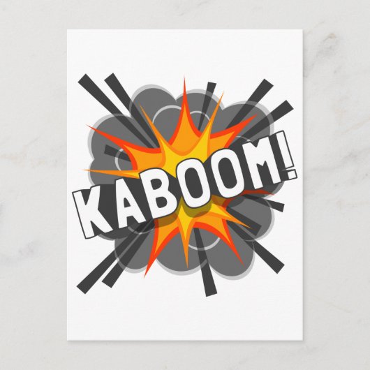CARTE POSTALE KABOOM ! (Devant)