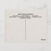 Carte postale:  Kaboul d'en haut (Dos)