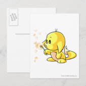 Carte Postale Kacheek Jaune (Devant / Derrière)
