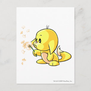 Carte Postale Kacheek Jaune