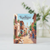 Carte Postale Kachgar Chine (Debout devant)