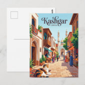 Carte Postale Kachgar Chine (Devant / Derrière)