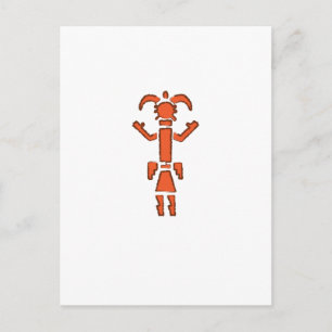 Carte Postale Kachina - Southwest Indian Design