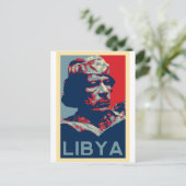 Carte Postale Kadhafi - Libye (Debout devant)