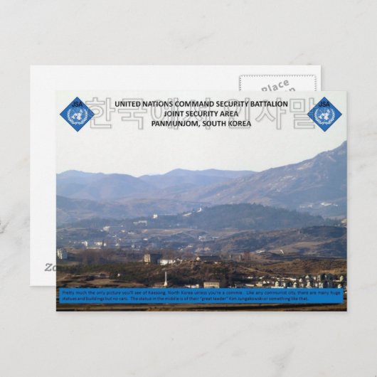 Carte Postale Kaesong (Devant / Derrière)