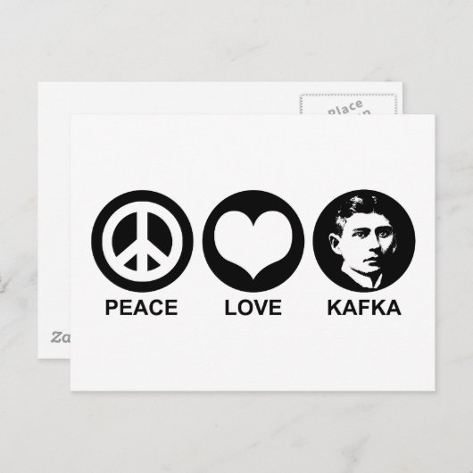 Carte Postale Kafka (Devant / Derrière)