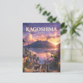 Carte Postale Kagoshima, Japon (Debout devant)