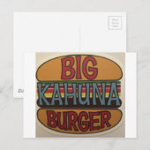 Carte Postale Kahuna Burger (Devant / Derrière)