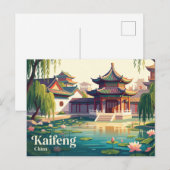 Carte Postale Kaifeng, Chine (Devant / Derrière)