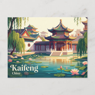 Carte Postale Kaifeng, Chine