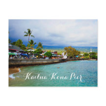 Kailua Kona Pier Hawaii Art numérique de peinture