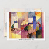 Carte Postale Kairouan (Iii) D'Août Macke (Devant / Derrière)