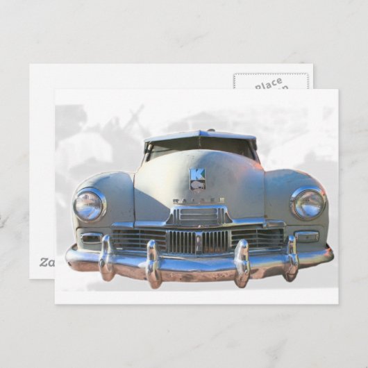 Carte Postale Kaiser Auto classique (Devant / Derrière)