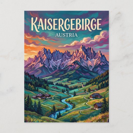 Carte Postale Kaiser sauvage Autriche (Devant)
